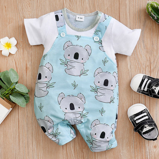 Blue Koala Fashion Infant Short Sleeve Baby Romper