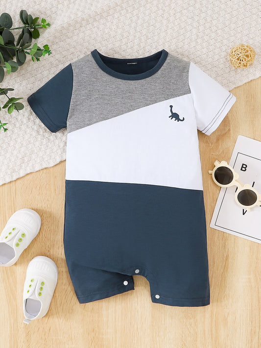 Holiday Short Sleeves Casual Pure Cotton Baby Romper